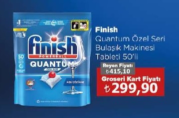 Finish Quantum Ozel Seri Bulasik Makinesi Tablet 50'Li