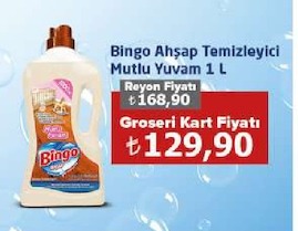 Bingo Ahşap Temizleyici Mutlu Yuvam 1 L