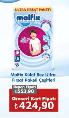 Molfix Külot Bez Ultra Fırsat Paketi Çeşitleri