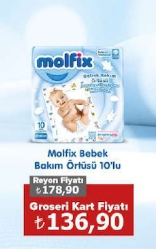 Molfix Bebek Bakım Örtüsü 10'Lu