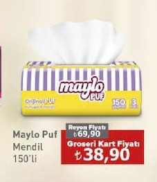 Maylo Puf Mendil 150'Li