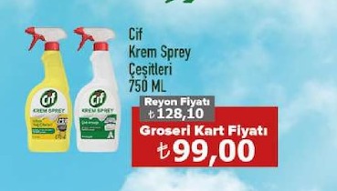 Cif Krem Sprey Cesitleri 750 Ml
