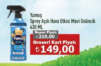 Yumos Sprey Acik Hava Etkisi Mavi Gelincik 430 Ml