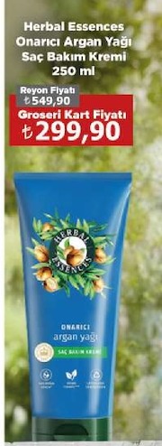 Herbal Essences Onarıcı Argan Yağı Saç Bakım Kremi 250 Ml