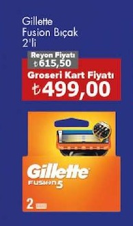 Gillette Fusion Bıçak 2'Li