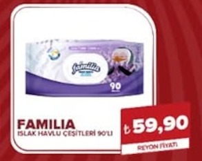 Familia Islak Havlu Çeşitleri 90'Lı