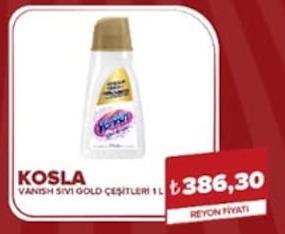 Kosla Vanish Sıvı Gold Çeşitleri 1 L