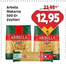 Arbella Makarna 500 Gr Çeşitleri