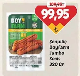 Şenpiliç Doyfarm Jumbo Sosis 320 Gr