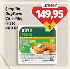 Şenpiliç Doyfarm Çıtır Piliç Fileto 400 Gr