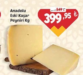 Anadolu Eski Kaşar Peyniri Kg