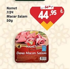 Namet 7/24 Macar Salam 50G
