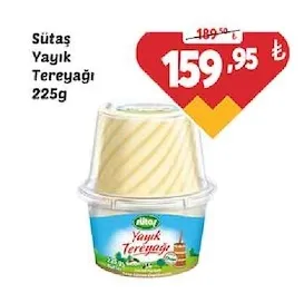 Sütaş Yayık Tereyağı 225G