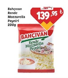 Bahçıvan Rende Mozzarella Peyniri 200G