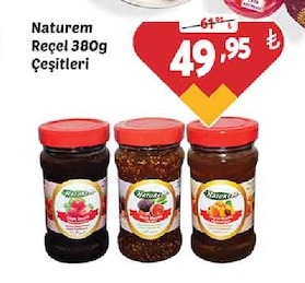 Naturem Reçel 380G Çeşitleri