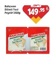 Bahçıvan Dilimli Tost Peyniri 350G