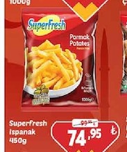 Superfresh Parmak Patates 1000G