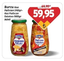 Burcu Köz Patlıcan 540Gr-Köz Patlıcan Salatası 560Gr