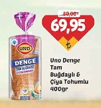 Uno Denge Tam Buğdaylı & Çiya Tohumlu 400Gr