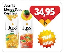 Juss 1Lt Meyve Suyu Çeşitleri