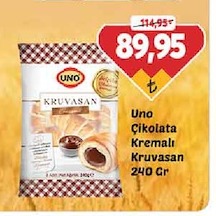 Uno Çikolata Kremalı Kruvasan 240 Gr