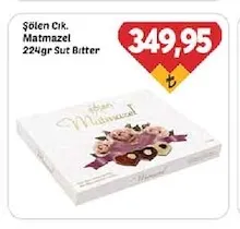 Şölen Çık. Matmazel 224Gr Sut Bitter