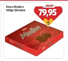Elvan Madlen 160Gr Çikolata
