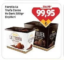 Fiorella La Trufa Cocoa Ve Dark 200Gr Çeşitleri