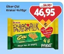 Ülker Çizi Kraker 4X70Gr