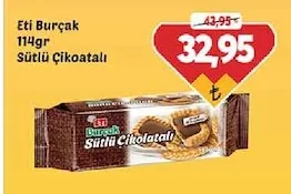 Eti Burçak 114Gr Sütlü Çikolatalı