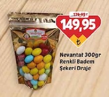 Nevantat 300Gr Renkli Badem Şekeri Draje