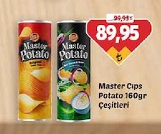 Master Cips Potato 160Gr Çeşitleri