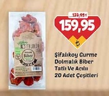 Şıfalıko Oy Gurme Dolmalık Biber Tatlı Ve Acılı 20 Adet Çeşitleri