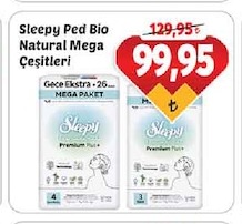 Sleepy Ped Bio Natural Mega Çeşitleri