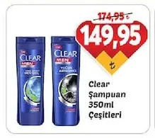 Clear Şampuan 350Ml Çeşitleri