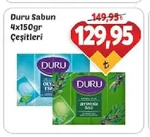 Duru Sabun 4X150Gr Çeşitleri