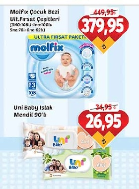 Molfix Çocuk Bezi Ult.Fırsat Çeşitleri