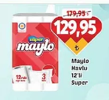 Maylo Havlu 12'Li Super