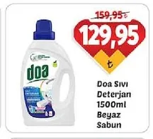 Doa Sıvı Deterjan 1500Ml Beyaz Sabun
