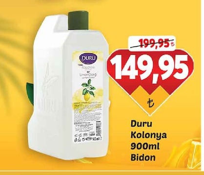 Duru Kolonya 900Ml Bidon