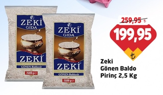 Zeki Gönen Baldo Pirinç 2,5 Kg
