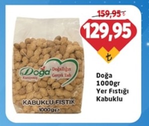 Doğa 1000Gr Yer Fıstığı Kabuklu