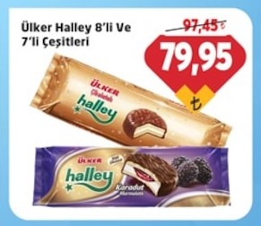 Ülker Halley 8'Li Ve 7'Li Çeşitleri