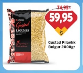 Gustad Pilavlik Bulgur 2000Gr