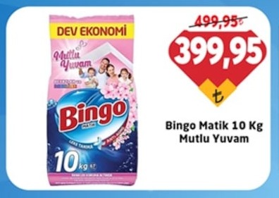 Bingo Matik 10 Kg Mutlu Yuvam