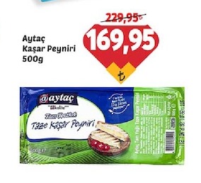 Aytaç Kaşar Peyniri 500G