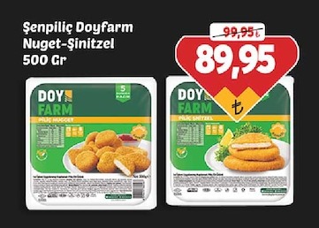 Şenpiliç Doyfarm Nugget-Şinitzel 500 Gr