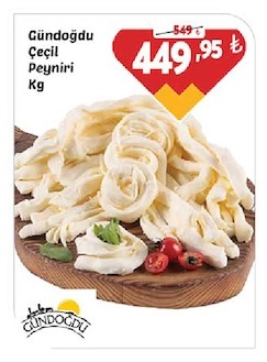 Gündoğdu Çeçil Peyniri Kg