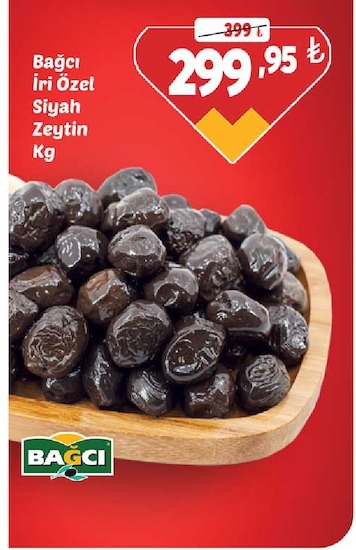 Bağcı İri Özel Siyah Zeytin Kg