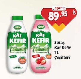 Sütaş Kaf Kefir 1 L Çeşitleri